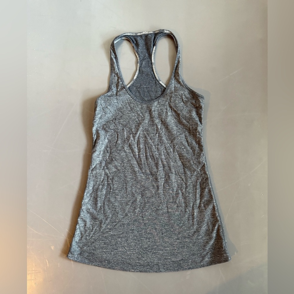 Lululemon Gray Women's racerback Tank Top
